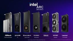 Intel представила 70-ваттную видеокарту с 16 ГБ памяти за 300 долларов и модель с 24 ГБ памяти за 500 долларов. Представлены Arc Pro B50 и B60