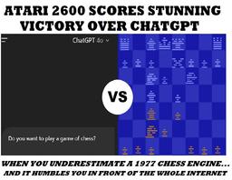 ChatGPT проиграл в шахматы процессору с частотой 1,19 МГц от игровой приставки из 1977 года