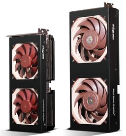 Теперь сверхтихую видеокарту с вентиляторами Noctua можно купить не за все деньги мира, да и толщина тут нормальная. Sycom представила сразу три GeForce Silent Master