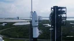 SpaceX отменила запуск Falcon 9 с двумя спутниками на борту за 11 секунд до старта