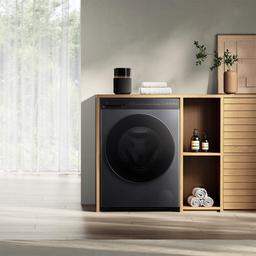 Представлена недорогая и очень вместительная стиральная машина Xiaomi Mijia с функцией ИИ-стирки, HyperOS и встроенной сушилкой