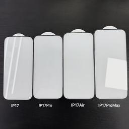 Размеры iPhone 17, iPhone 17 Pro, iPhone 17 Air и iPhone 17 Pro Max можно оценить по фото защитных плёнок