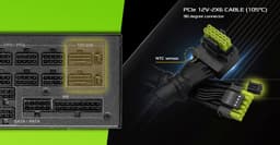 Чтобы видеокарты GeForce RTX не так часто горели. ASRock добавила кабелю питания собственный датчик температуры