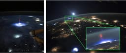 Астронавт NASA с МКС запечатлела гигантский джет над Землёй