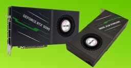 Необычная вытянутая вверх двухслотовая GeForce RTX 5090. Afox представила модель с «турбиной»