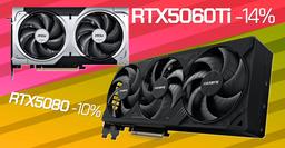 Наконец-то дождались нормальных цен на видеокарты: GeForce RTX 5080, RTX 5070 Ti, RTX 5070, RTX 5060 Ti продаются в США и Европе по ценам ниже рекомендованных