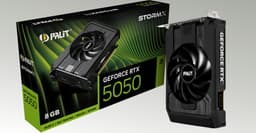 Самая слабая из RTX 50, зато очень компактная. Palit представила видеокарту GeForce RTX 5050 StormX в формате ITX