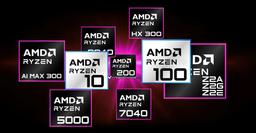 AMD снова перевыпускает старые CPU под новыми именами. В линейках Ryzen 100 и Ryzen 10 используются CPU со старыми архитектурами Zen 2 и Zen 3