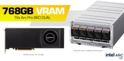 32 GPU, 768 ГБ видеопамяти и 10,8 кВт мощности. Sparkle представила сервер на базе 16 видеокарт Intel Arc Pro B60 Dual