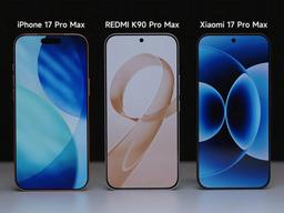 Redmi K90 Pro Max сравнили с Xiaomi 17 Pro Max и iPhone 17 Pro Max на живых фото за неделю до официальной премьеры