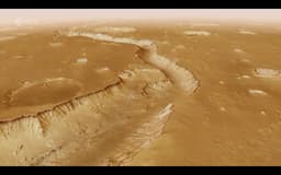 ESA опубликовало впечатляющий видеотур над регионом Xanthe Terra на Марсе