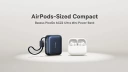 10 000 мАч в корпусе размером с футляр для AirPods. Baseus представила очень компактный портативный аккумулятор PicoGo AC22 Ultra Mini