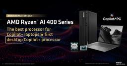 Наконец-то первые настольные процессоры категории Copilot+. Линейка AMD Ryzen AI 400 будет доступна и в настольном исполнении