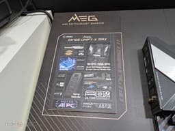 Топовая системная плата с собственным пультом ДУ. MSI показала X870E Unify-X MAX, способную работать с памятью CQDIMM
