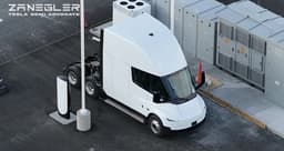 Новый Tesla Semi заряжается при мощности 1,2 МВт