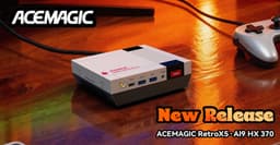 Acemagic показала ламповый мини-ПК Retro X5 в стиле 8-битных консолей, он построен на 12-ядерном Ryzen AI 9 HX 370