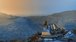 NASA опубликовало новую панораму Марса: Curiosity снял решётчатые структуры горы Шарп
