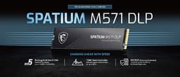 4 ТБ, 5 лет гарантии и скорость 14 ГБ/с: представлен флагманский SSD MSI Spatium M571 DLP 
