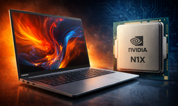 Lenovo готовит ноутбуки с 20-ядерными процессорами и графикой уровня настольной GeForce RTX 5070 — на платформе Nvidia N1X