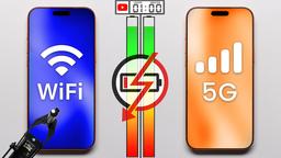 iPhone по Wi-Fi против iPhone по 5G. Сравнение автономности показало, сколько можно сэкономить в первом случае