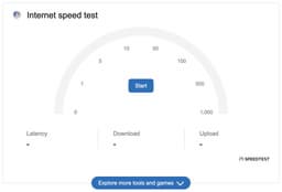 Никакого встроенного теста скорости Интернета в Windows 11 не появилось. Вместо этого в новой сборке есть быстрый запуск Speedtest