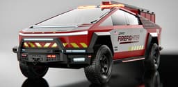 Первый в США: пожарные получили Tesla Cybertruck для тушения лесных пожаров