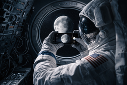 Астронавты NASA будут снимать Луну на iPhone