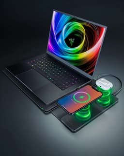 Razer представила чехол для ноутбуков Laptop Sleeve со встроенным модулем двойной беспроводной зарядки
