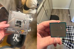 Это самый необычный случай повреждения Ryzen 7 7700X: процессор погрызла собака