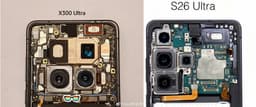 Vivo X300 Ultra сравнили с Samsung Galaxy S26 Ultra: 6800 мА·ч против 5000 мА·ч