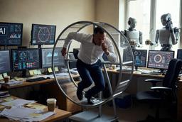 Свежий отчёт показал: постоянное использование ИИ на работе приводит к ментальной усталости и выгоранию