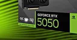 Nvidia прокачает бюджетную GeForce RTX 5050 — она получит 9 ГБ памяти GDDR7 и выйдет примерно через три месяца