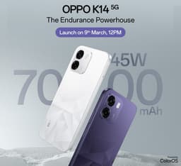 «Настоящий монстр автономности». Oppo K14 получит батарею 7000 мАч, защиту IP69, экран 120 Гц и много памяти