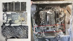 Пожар уничтожил комнату и компьютер китайца, но GeForce RTX 4060 выжила — потребовался лишь несложный ремонт и замена кулера