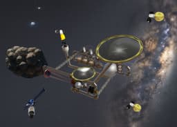 Стартап Interstellar Industries представил необычный проект по захвату астероида с помощью гигантского «сачка»