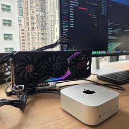 Apple одобрила драйвер Tiny Corp, так что теперь к Mac можно подключать дискретные видеокарты AMD и Nvidia. Но не для игр