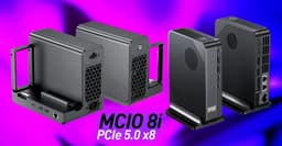 Подключить GeForce RTX 4090, как внешнюю видеокарту, и потерять всего 2% производительности. GPD представила первые устройства с интерфейсом MCIO 8i