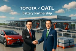 Toyota объединяет усилия с CATL для производства аккумуляторов