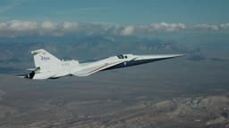 Экспериментальный самолёт NASA X-59 совершил самые быстрые и высокие полёты, перешёл к режиму с убранным шасси и продвинулся к ключевой цели