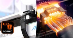 Gigabyte представила технологию T-Guard, которая должна препятствовать возгоранию видеокарт с разъёмом 12v-6x2. Суть в термодатчике прямо в кабеле