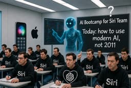 Apple отправила отстающую команду разработчиков Siri учиться работе с ИИ
