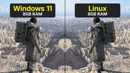Сравнение Linux и Windows 11 показало, что первая заметно лучше подходит для игр, если у ПК всего 8 ГБ ОЗУ