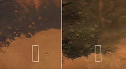 ESA Mars Express зафиксировал стремительное расширение тёмного вулканического пепла на Марсе