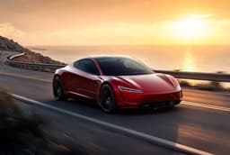 Tesla Roadster с ракетными технологиями SpaceX, который должен разгоняться до 100 км/ч за 1,1 с, станет последним автомобилем Tesla с ручным управлением