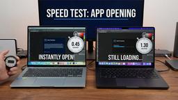 Быстрый тест показал, что MacBook Pro M3 Pro порой сильно уступает Windows-ноутбуку с Ryzen AI 9 по скорости запуска приложений