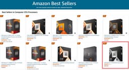 Новый флагманский процессор AMD Ryzen 9 9950X3D2 Dual Edition за 900 долларов продается лучше любого CPU Intel — согласно статистике продаж Amazon