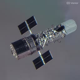 Уникальный снимок: космический телескоп Hubble впервые оказался в объективе другого спутника