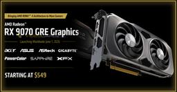 Китайский эксклюзив AMD больше не эксклюзив: Radeon RX 9070 GRE с 12 ГБ памяти выходит на глобальный рынок с ценой 550 долларов
