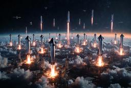 Starship собираются запускать чаще, чем раз в час: более 10 000 запусков в год, каждый из которых будет выводить более 200 тонн полезной нагрузки