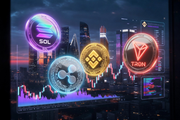 МосБиржа запускает расчет индексов Solana, Ripple, Tron и Binance Coin